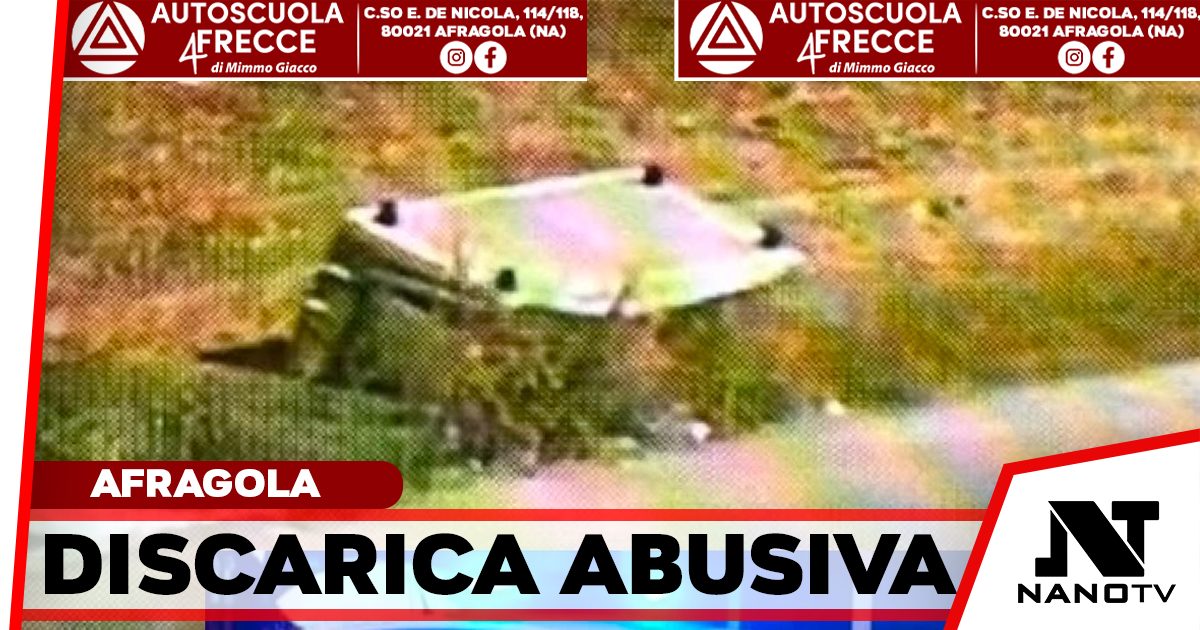 Afragola, lotta ai rifiuti: due denunciati per abbandono illecito