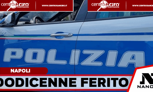 Napoli, 12enne ferito da un’arma da taglio: ricoverato al CTO, indagini in corso