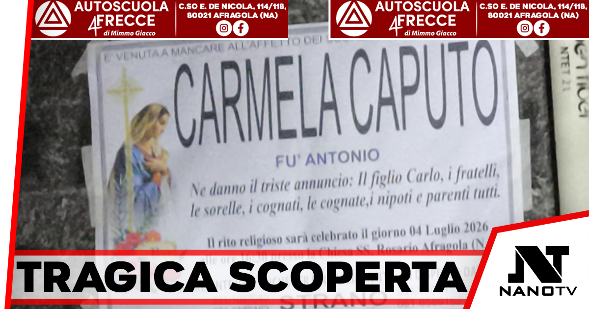 Afragola, trovata morta in casa Carmela Caputo: il corpo era nell’appartamento da giorni