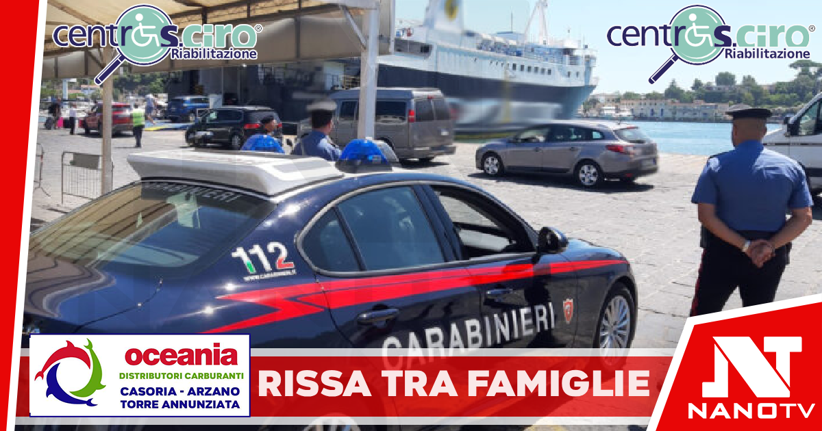 Ischia: Ieri pomeriggio i carabinieri della compagnia di Ischia sono intervenuti in Corso Vittorio Colonna dove era stata segnalata una rissa.