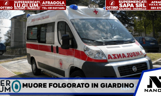 Muore folgorato mentre lavora in giardino: la tragedia