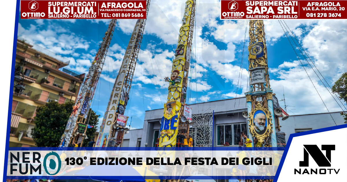 Quest’anno a Casavatore ricorre la 130° edizione della Festa dei Gigli, la cui data risale al 1896.