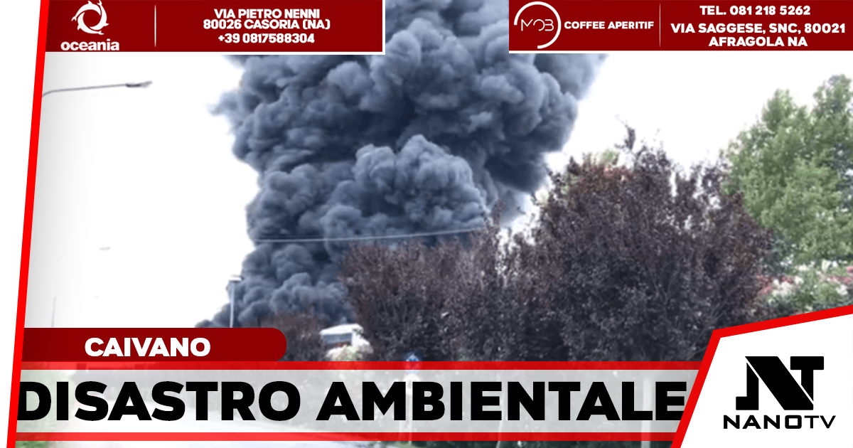 Caivano, maxi-incendio tra i rifiuti e carcasse d’auto: scatta il monitoraggio dell’aria dell’Arpac