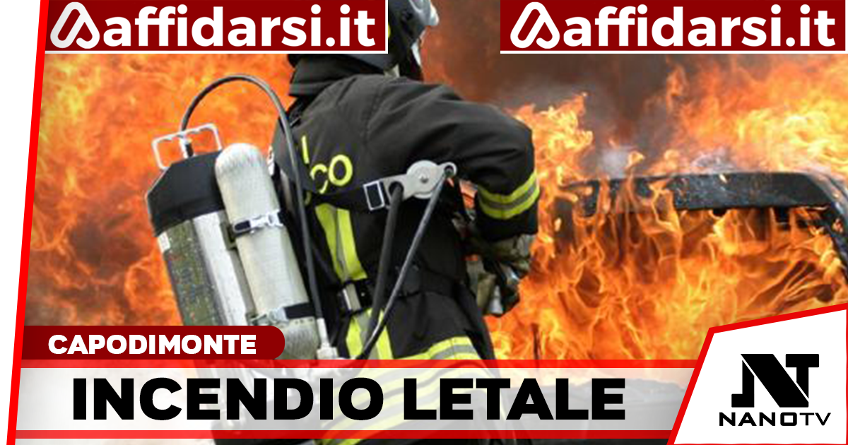 Napoli, tragico incendio a Capodimonte: 75enne muore carbonizzato nella sua abitazione