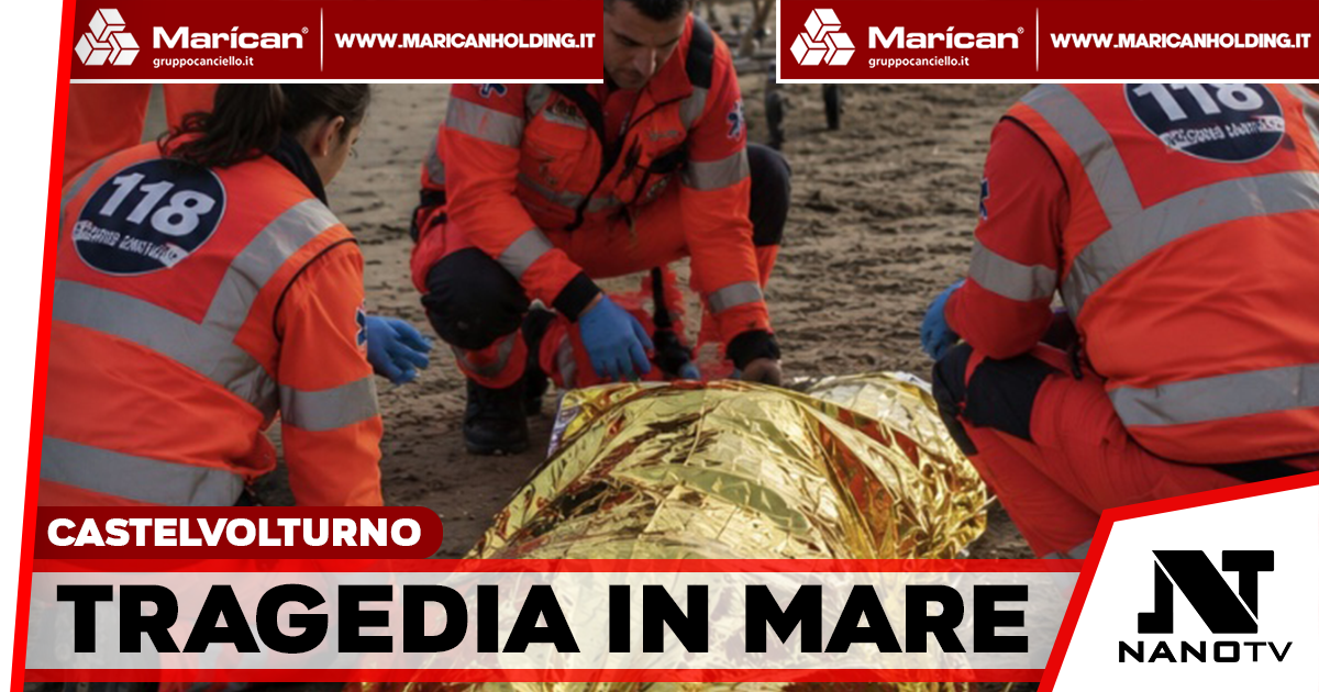Tragedia a Castel Volturno: 37enne annega tra le onde sotto gli occhi del fidanzato