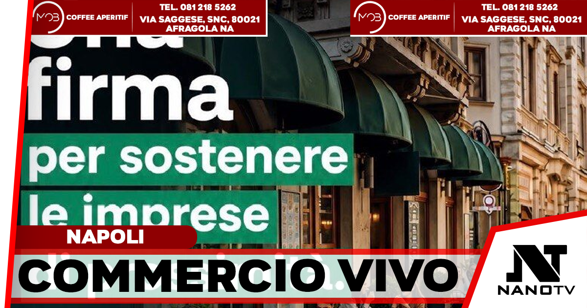 Confesercenti Campania in piazza: al via la raccolta firme per salvare il commercio di prossimità