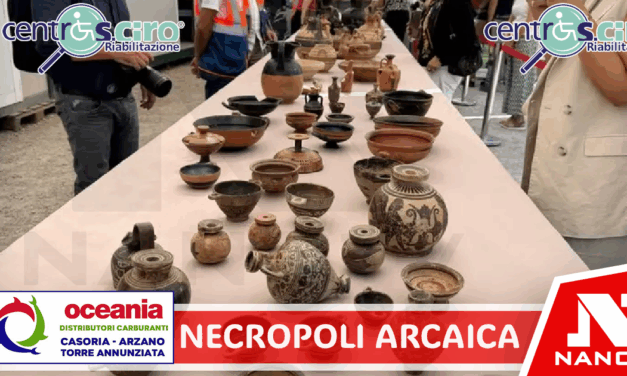 Dagli scavi di un pastificio di Gragnano una necropoli arcaica di 2500 anni fa