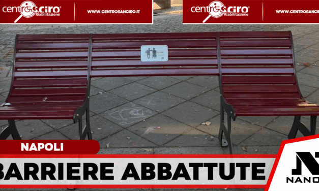 Piazza Poderico, arriva la prima panchina inclusiva della Municipalità 4