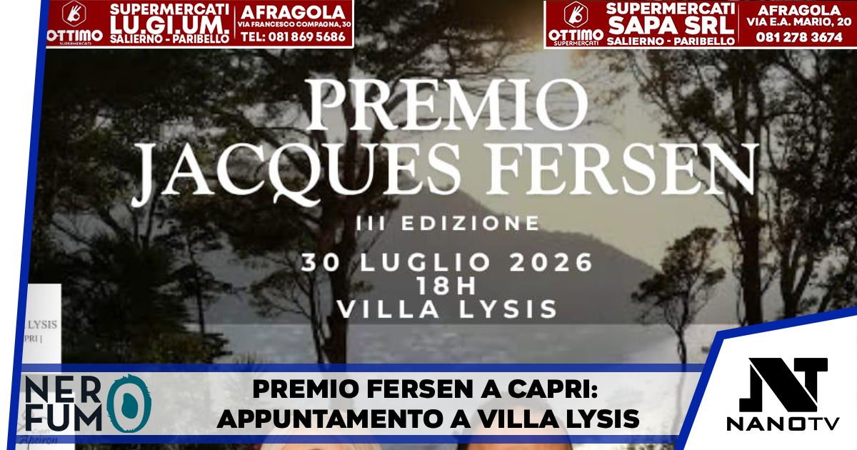 L’Eterno Fascino di Villa Lysis: A Capri la Terza Edizione del Premio Internazionale Jacques d’Adelswärd Fersen