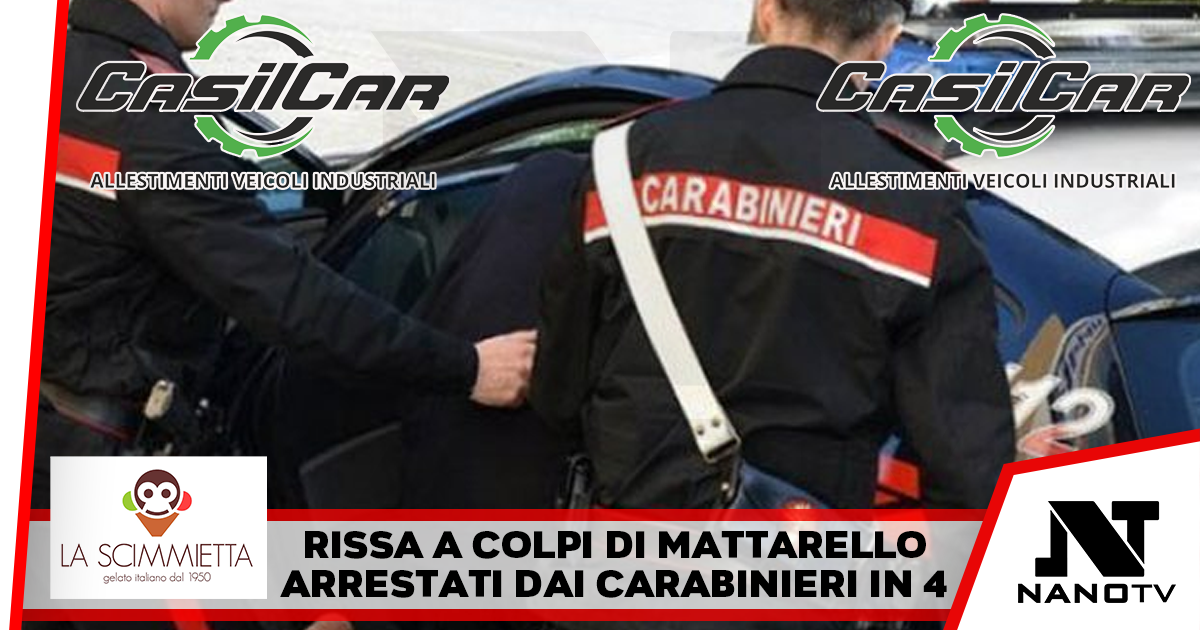 Caivano. Lite domestica a colpi di mattarello si trasforma in rissa, arrestata una donna e altri uomini