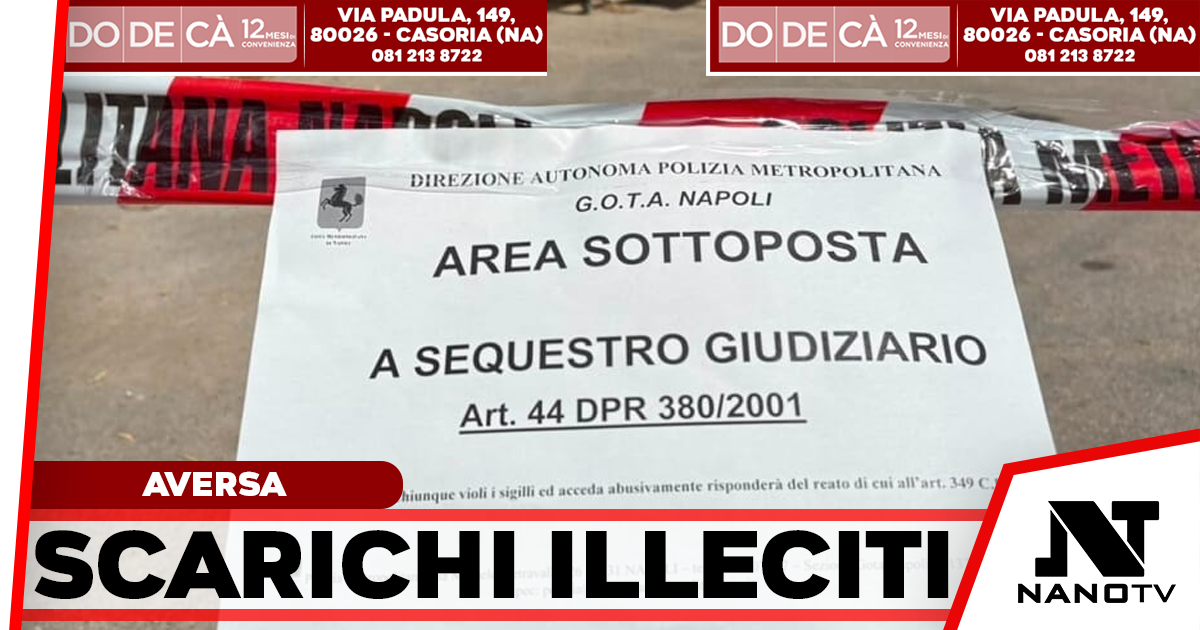 Aversa, scoperta officina abusiva: sequestri e denunce per reati ambientali