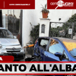 Paura all’alba a Casoria: auto perde il controllo e si schianta contro la vetrata di un noto bar