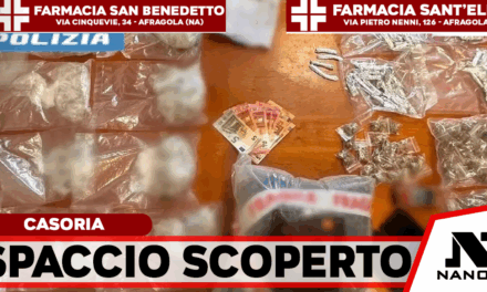 Casoria, fugge alla vista della Polizia: in auto quasi 2 chili di droga