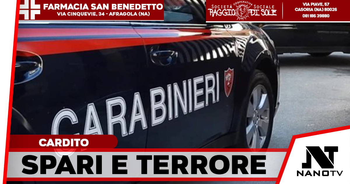 Rissa e spari per motivi passionali a Cardito: 63enne spara al rivale e finisce in carcere