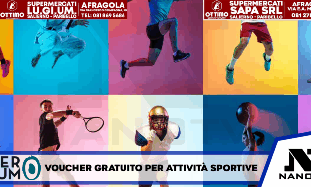 ASSESSORA ZABATTA: “PUBBLICATO L’AVVISO PER I VOUCHER AI MINORI PER L’ACCESSO GRATUITO ALL’ATTIVITA’ SPORTIVA”