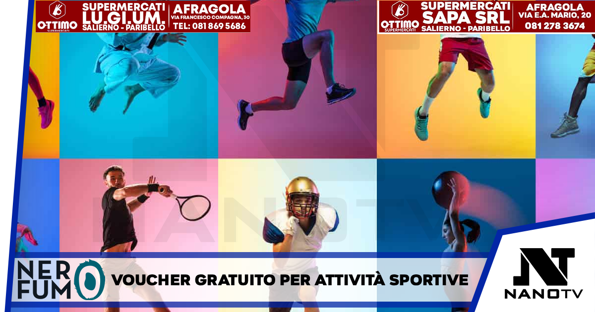 ASSESSORA ZABATTA: “PUBBLICATO L’AVVISO PER I VOUCHER AI MINORI PER L’ACCESSO GRATUITO ALL’ATTIVITA’ SPORTIVA”