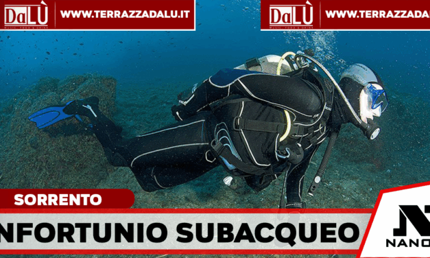 Dramma a Massa Lubrense: malore durante l’immersione subacquea, 54enne è in pericolo di vita