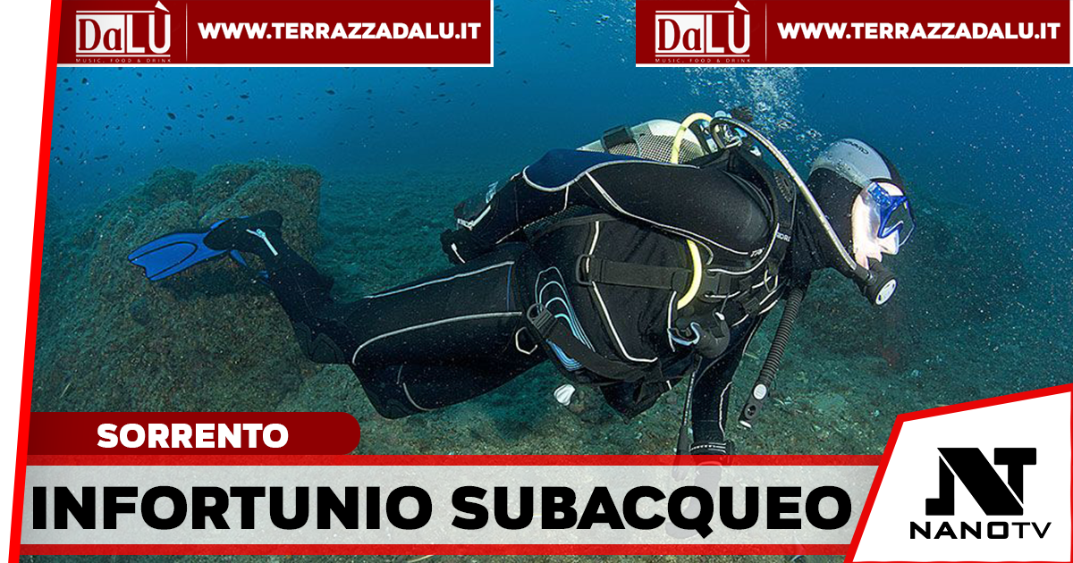 Dramma a Massa Lubrense: malore durante l’immersione subacquea, 54enne è in pericolo di vita