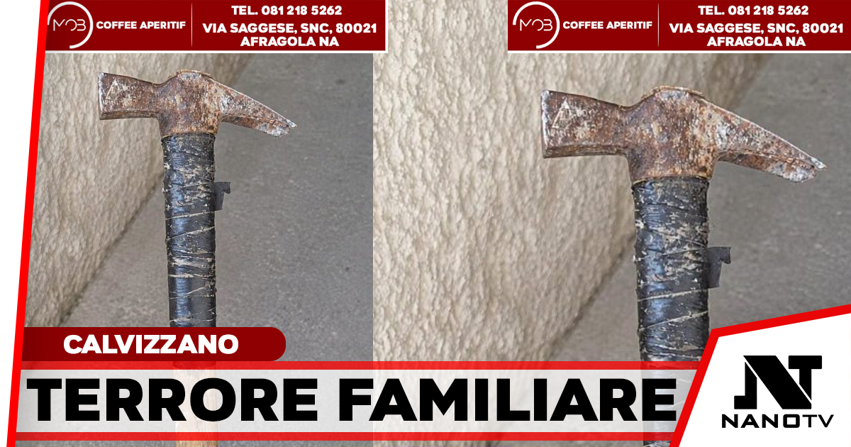 Calvizzano, tenta di aggredire la moglie con un martello davanti ai figli: arrestato dai Carabinieri