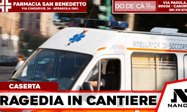 Tragedia a Santa Maria Capua Vetere: malore improvviso in cantiere, muore operaio di 60 anni