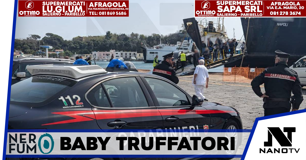 *ISCHIA: baby truffatori in trasferta sull’isola. Sullo smartphone le case da colpire e in tasca il rimborso per le spese di viaggio. Due minori denunciati dai Carabinieri*