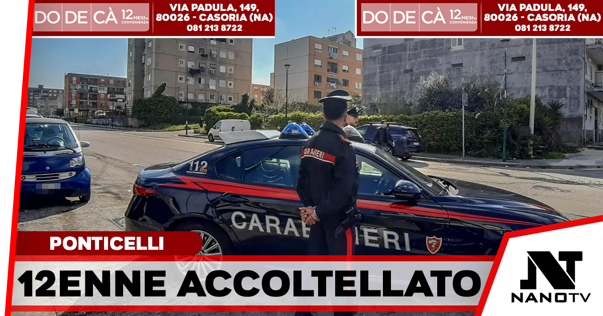Ponticelli, 12enne accoltellato dopo una lite: individuato il presunto responsabile, è un tredicenne