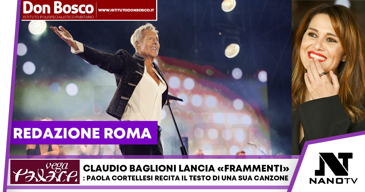 Paola Cortellesi inaugura il progetto Frammenti sui social di Claudio Baglioni