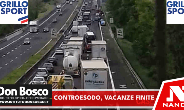Controesodo, vacanze finite: previsti 25 milioni di spostamenti