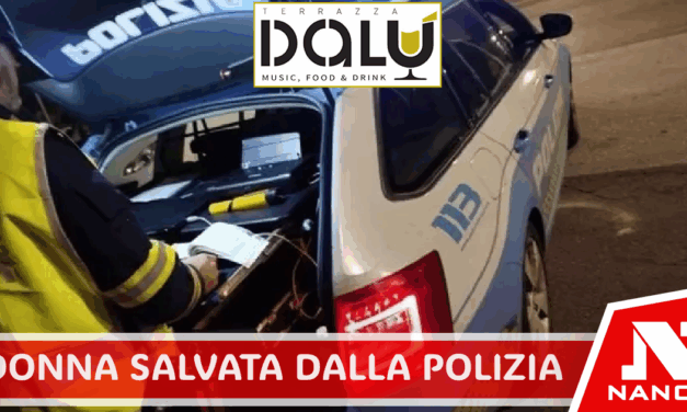 Donna sul cavalcavia dell’autostrada A3 a Torre Annunziata salvata dalla polizia