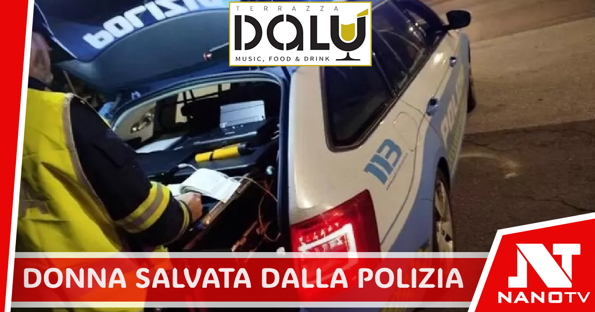 Donna sul cavalcavia dell’autostrada A3 a Torre Annunziata salvata dalla polizia