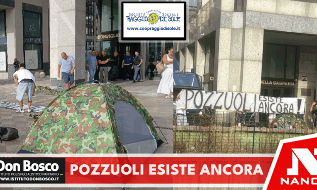 # POZZUOLI ESISTE ANCORA SOTTO IL CONSIGLIO REGIONALE: «OGGI LA REGIONE DIA RISPOSTE CONCRETE AI CAMPI FLEGREI»