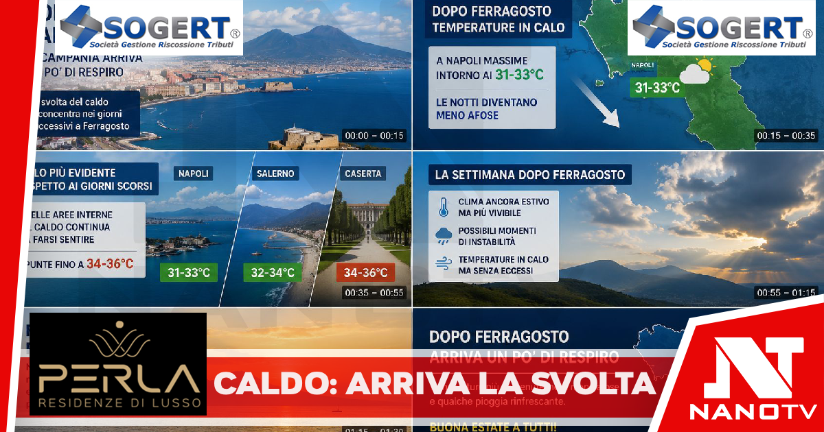 Ondata di calore, arriva la svolta: inizio settimana con temporali e temperature in calo.