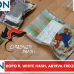 Melito: dopo il white hash arriva il “frozen”, hashish ad altissimo contenuto di THC venduto fino a 80 euro al grammo. Carabinieri arrestano pusher