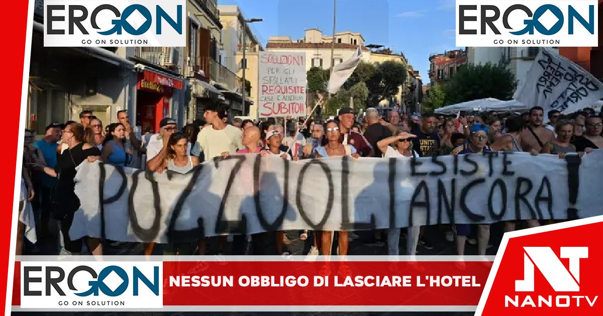 Campi Flegrei: Zabatta, nessun obbligo di lasciare hotel entro 31 agosto