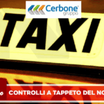 Controlli a tappeto deI Nos: tassista abusivo multato in piazza Vittorio Veneto