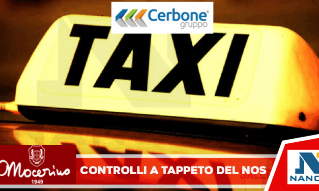 Controlli a tappeto deI Nos: tassista abusivo multato in piazza Vittorio Veneto