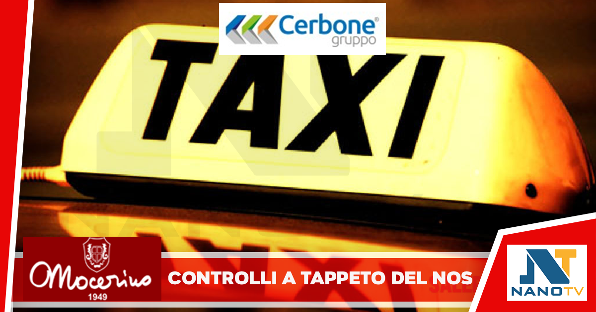 Controlli a tappeto deI Nos: tassista abusivo multato in piazza Vittorio Veneto