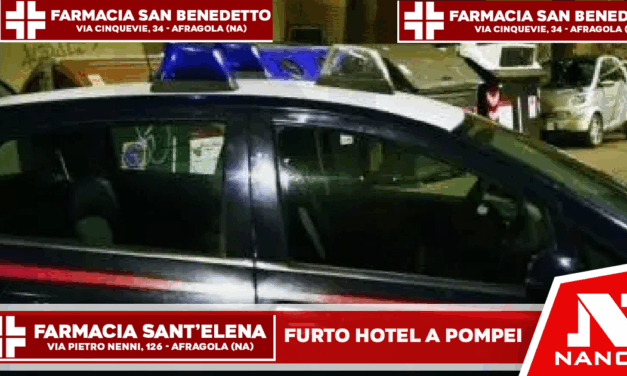 Tentano il furto nell’hotel abbandonato: tre arresti a Pompei