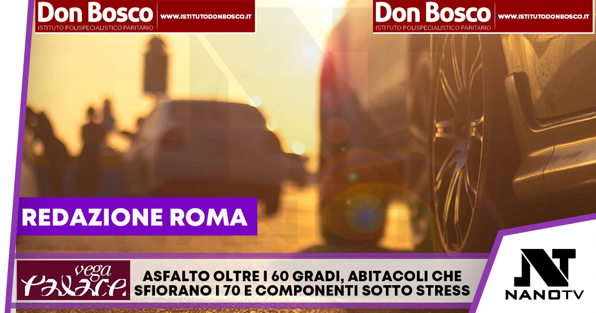 Pneumatici, batterie, interni e carrozzerie: l’auto si scioglie al sole