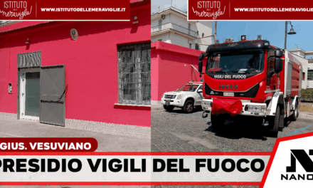 Il prossimo 1° settembre 2026, sarà inaugurato a San Giuseppe Vesuviano un presidio rurale temporaneo dei Vigili del Fuoco