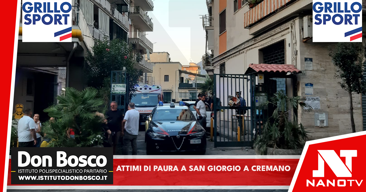 San Giorgio a Cremano (NA), ore 16 circa: Un uomo di 62 anni si è barricato in casa per motivi ancora non chiari.