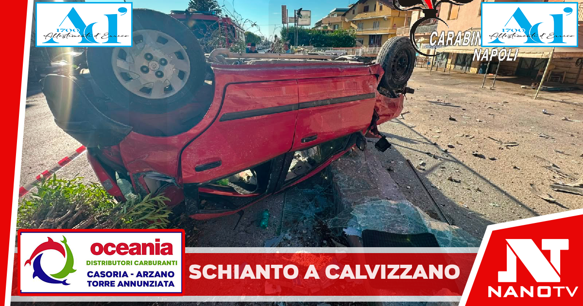 *CALVIZZANO*: Stanotte i Carabinieri della sezione radiomobile di Marano sono intervenuti per un incidente stradale