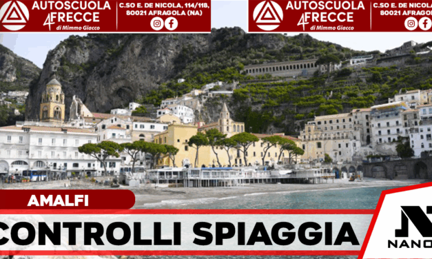 Controlli sulla spiaggia di Marina Grande ad Amalfi: sequestrati lettini e ombrelloni a due noleggiatori