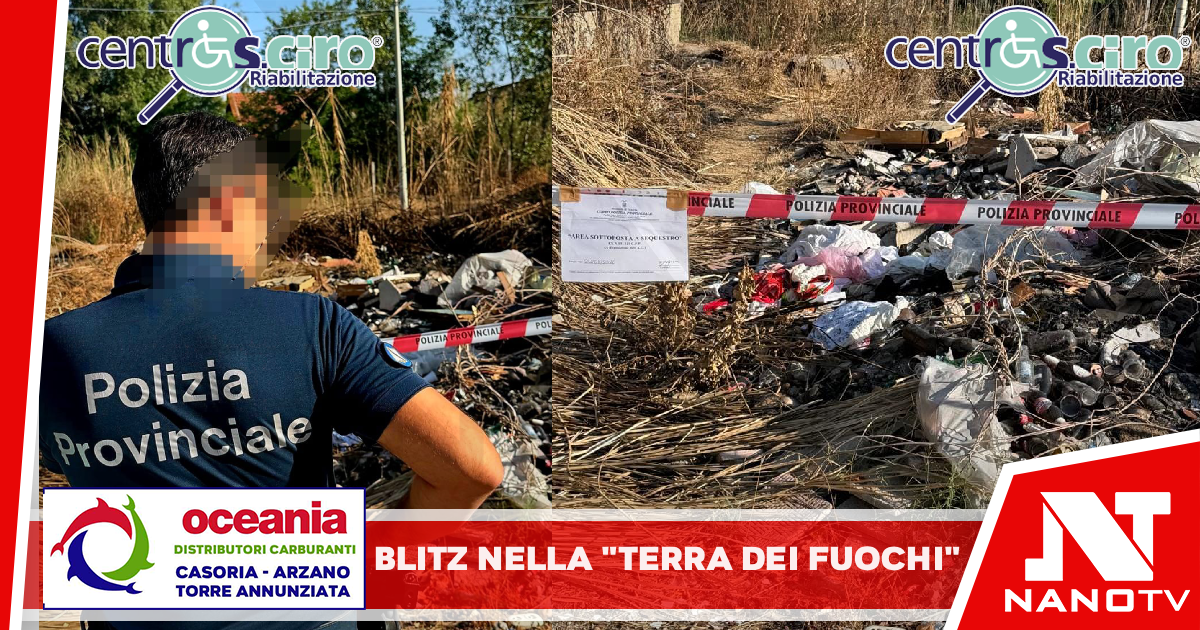 Castel Volturno, blitz nella “terra dei fuochi”: maxi sequestro di immobili e aree con auto cannibalizzate, denunciati tre soggetti e identificate oltre 50 soggetti. Operazione della Polizia Provinciale di Caserta.