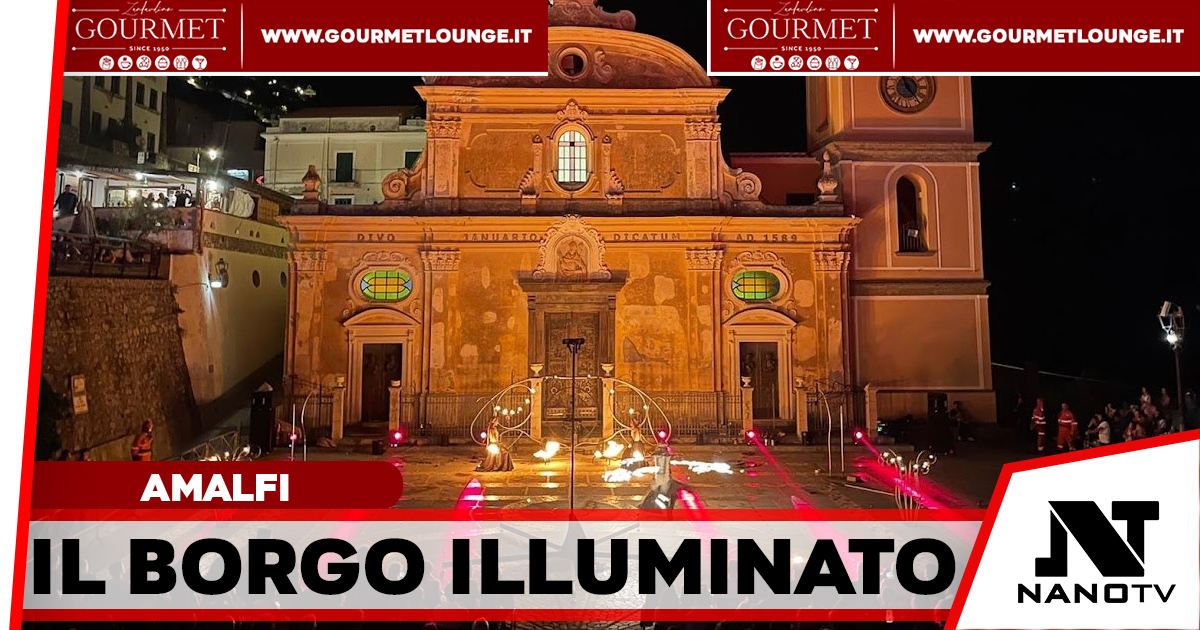 Praiano si accende per la Luminaria di San Domenico: oltre tremila candele illuminano il borgo