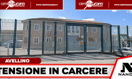 Incendio e aggressione nel carcere di Avellino: poliziotta in ospedale, esplode la protesta dei sindacati