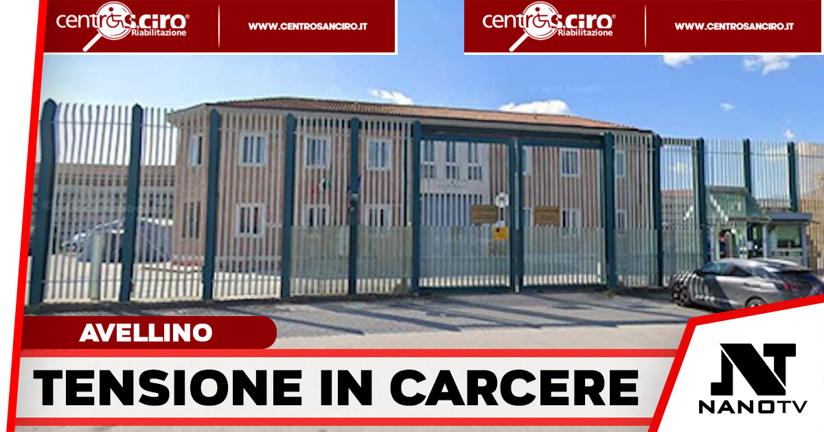 Incendio e aggressione nel carcere di Avellino: poliziotta in ospedale, esplode la protesta dei sindacati