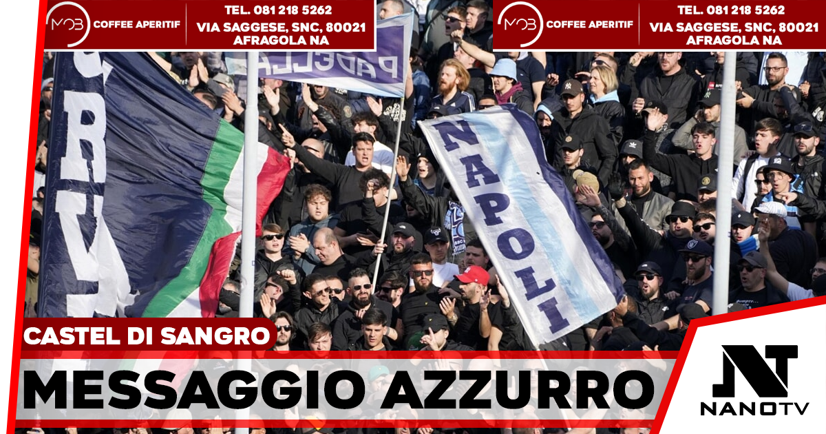 Ritiro del Napoli, ultras a Castel di Sangro: cori e striscioni per squadra e De Laurentiis