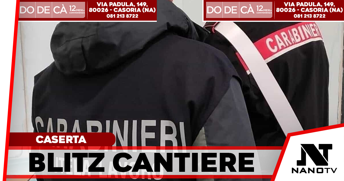 Lavoro nero e gravi carenze di sicurezza: sospesa ditta casertana