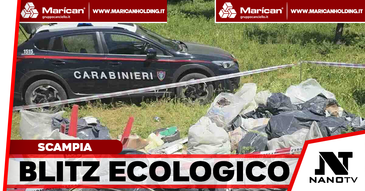Scampia, stoccaggio illecito di rifiuti speciali: blitz del NOE, sequestrata un’area di 800 metri quadri